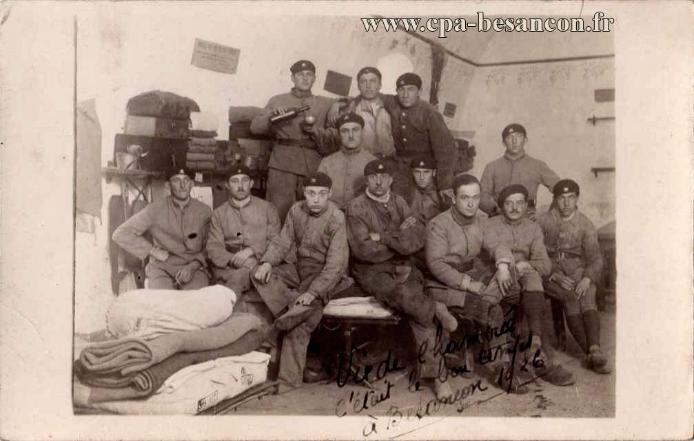 Vie de Chambrée, c'était le bon temps à Besançon - 1926